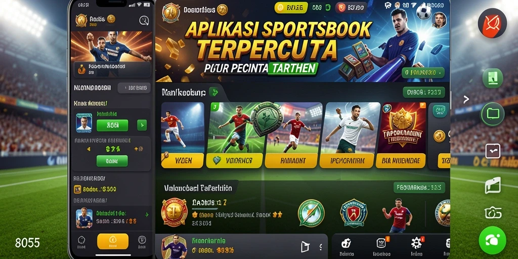 Tampilan antarmuka taruhan olahraga yang menarik di 8055.