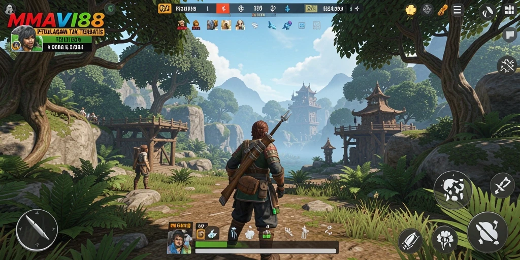 Tangkapan layar gameplay menarik dari AMAVI88 di dunia terbuka.