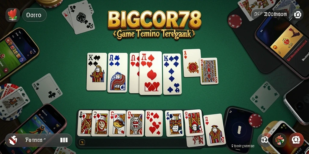 Screenshot utama menunjukkan aksi seru dalam permainan Domino.