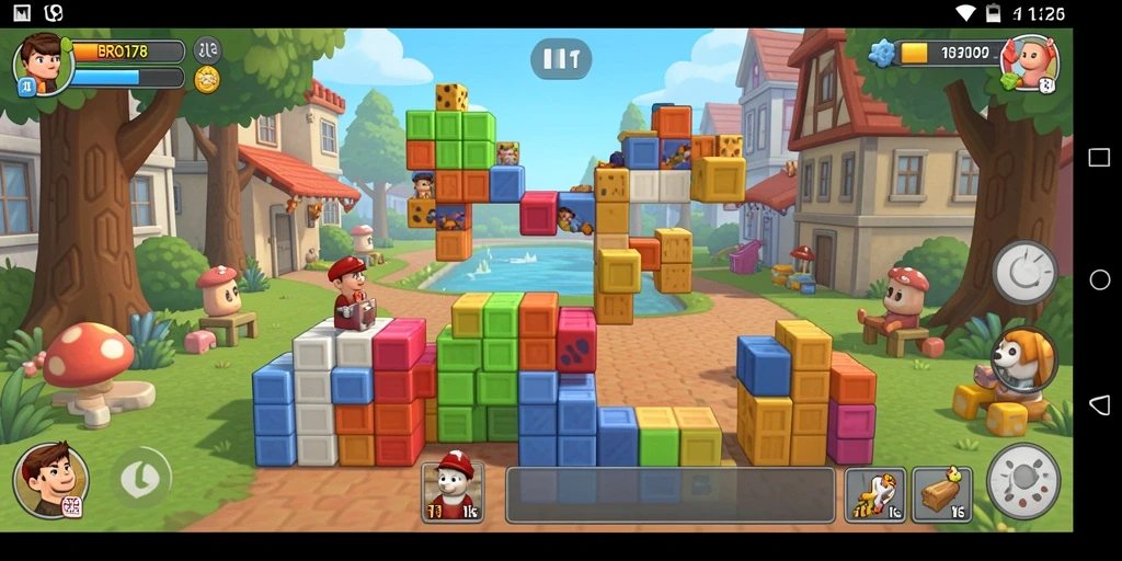 Tampilan gameplay dari permainan Puzzle yang menarik dan menantang.