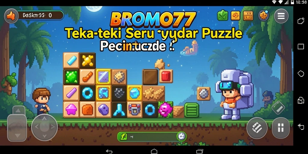Tampilan gameplay seru dari BROMO77 yang menantang dan menyenangkan.