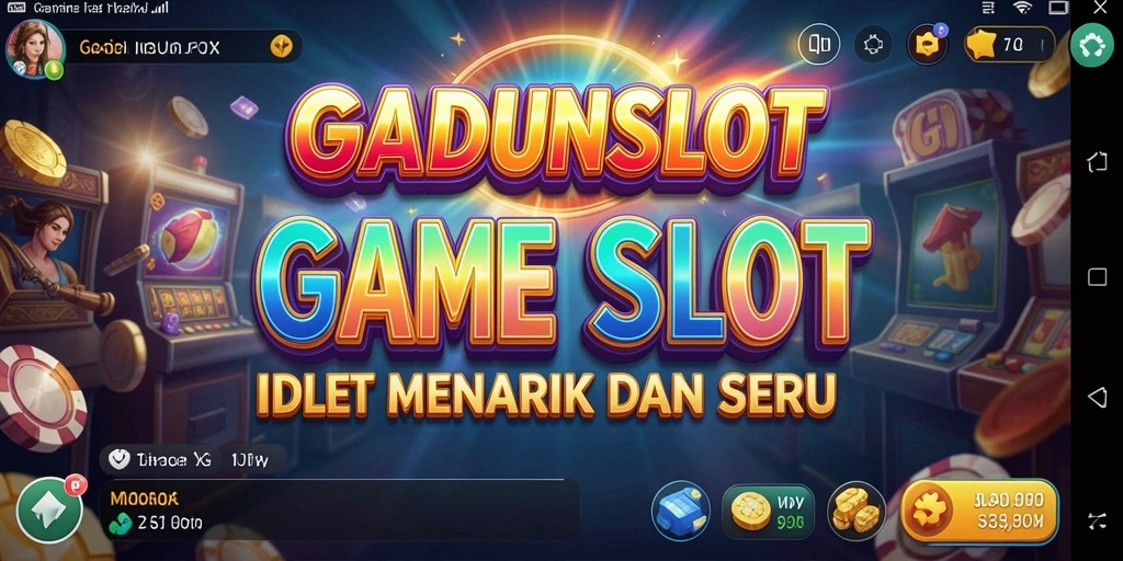 Tampilan gameplay yang menarik dengan efek slot yang memukau.