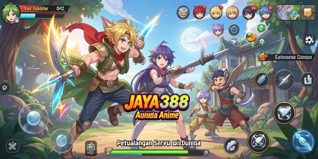 Gameplay yang memukau di dunia anime yang menarik.