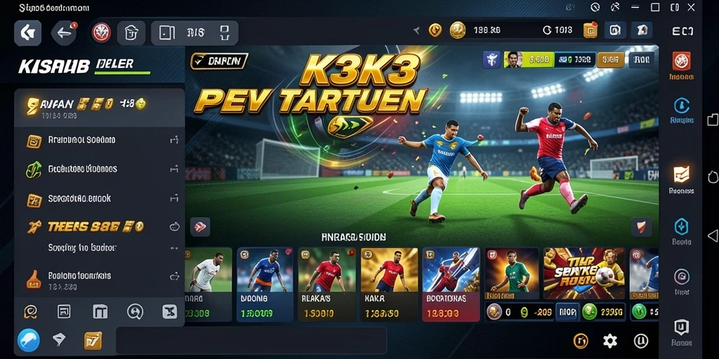 Tampilan gameplay K3K3 yang menarik untuk pengalaman taruhan.