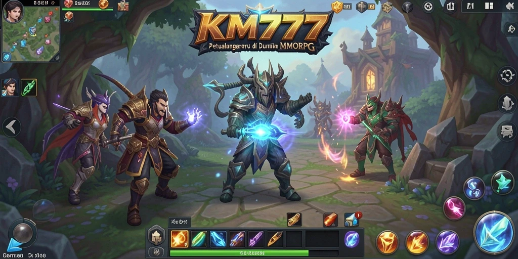 Tampak gameplay seru dalam petualangan MMORPG KM777.