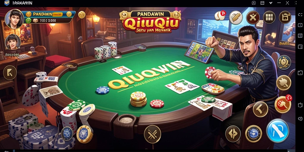 Gameplay QiuQiu yang mengasyikkan di PANDAWIN.
