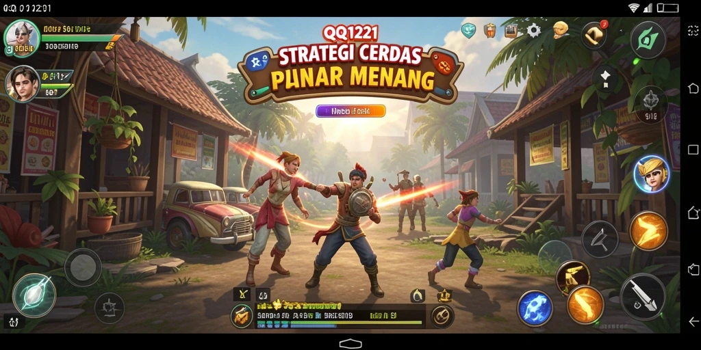 Tampilan gameplay QQ1221 dengan strategi mendebarkan.