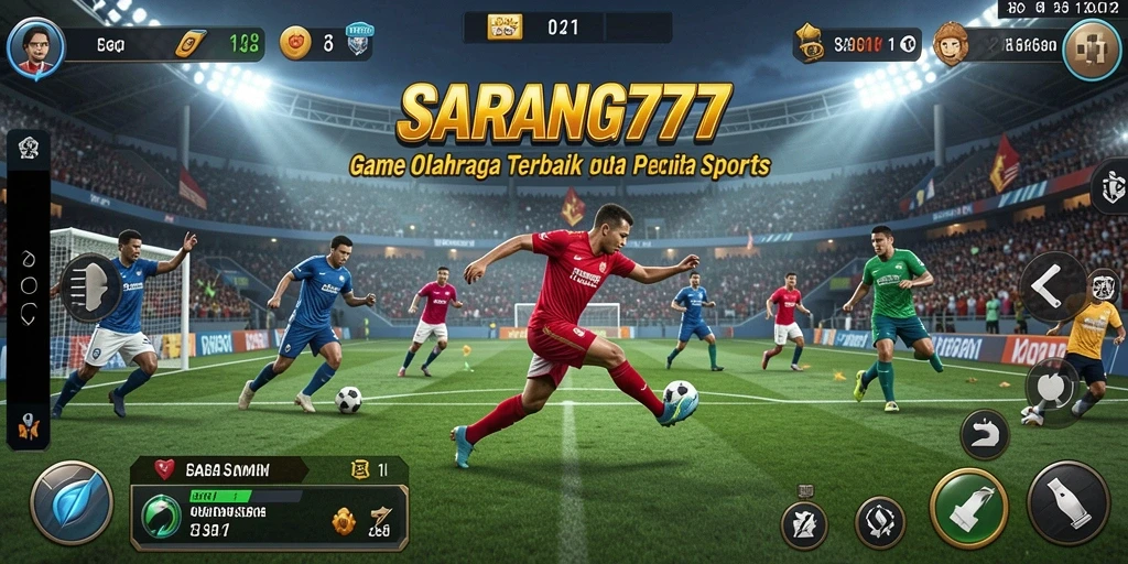 Tampilan menarik dari gameplay <strong>SARANG777</strong> dengan aksi olahraga yang mendebarkan.