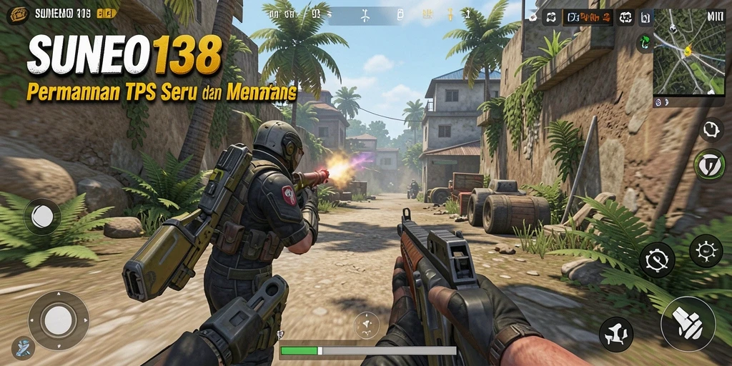 Tangkapan layar utama dari gameplay TPS yang mendebarkan.