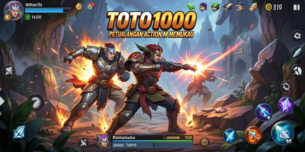 Tangkapan layar gameplay seru TOTO1000 dengan aksi mendebarkan.