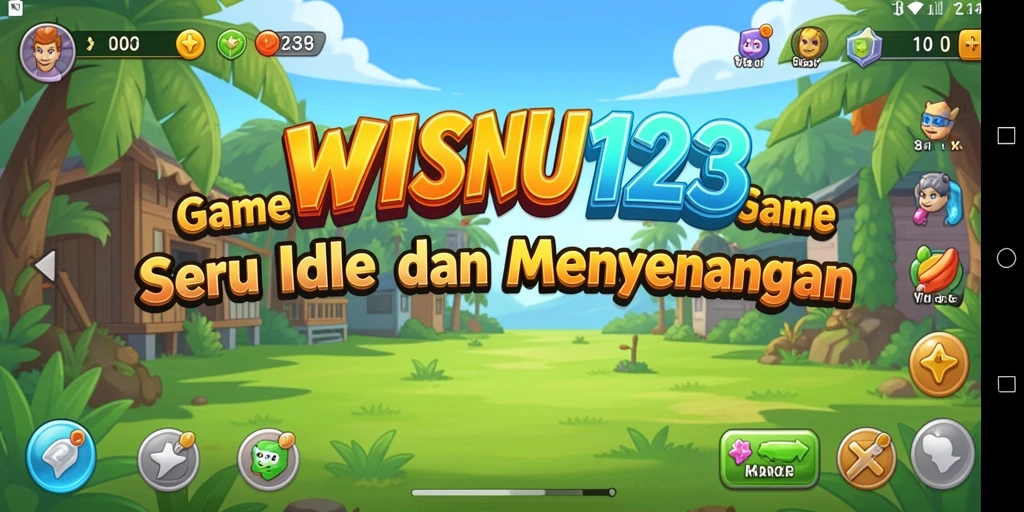 Screenshot tampilan gameplay WISNU123 yang seru dan menarik.