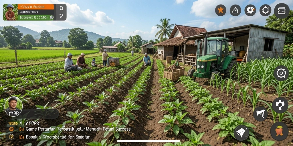 Gameplay menarik dalam dunia pertanian dan peternakan.